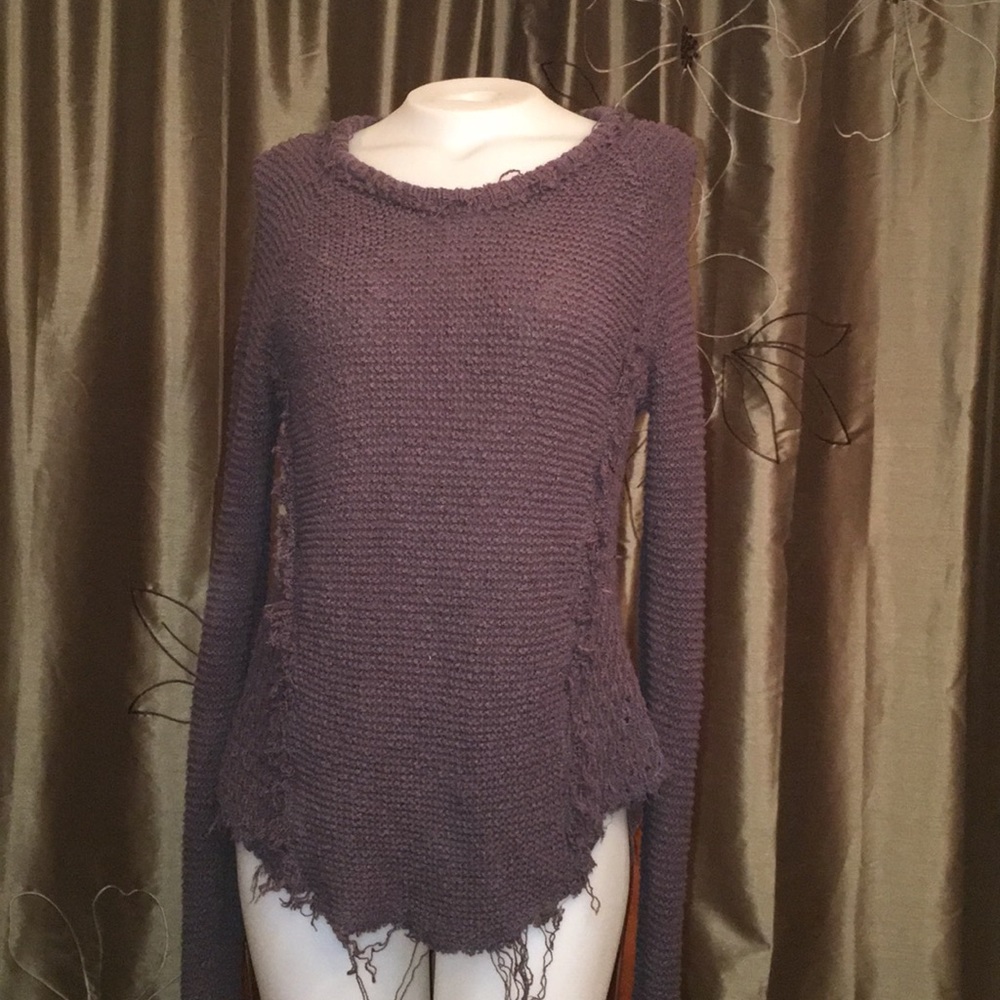 NEW Charcoal Grey Slouch Sweater - Sz M